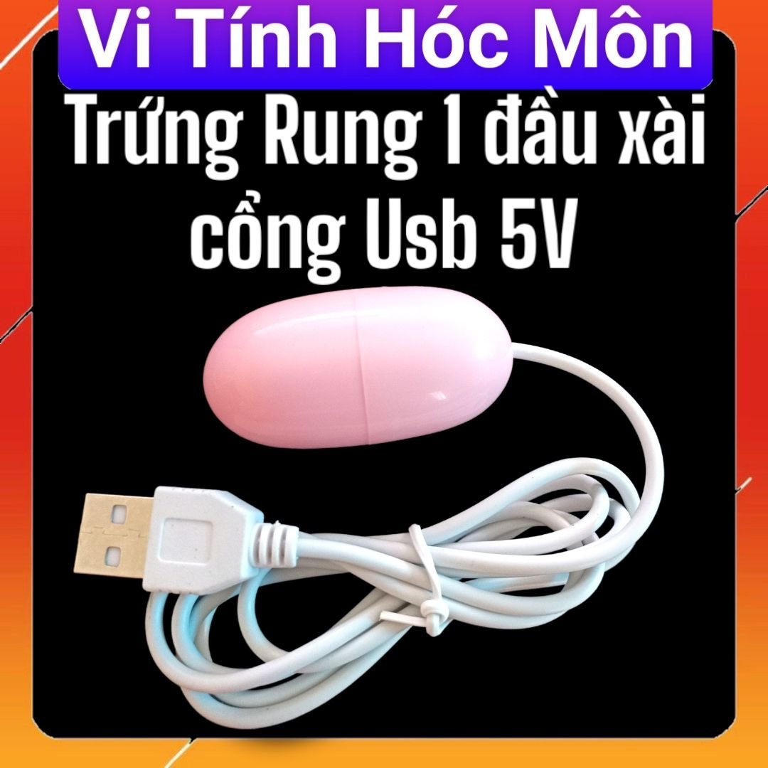 Trứng rung tình Yêu Dùng cổng usb 5V trứng rung tình yêu 1 đầu