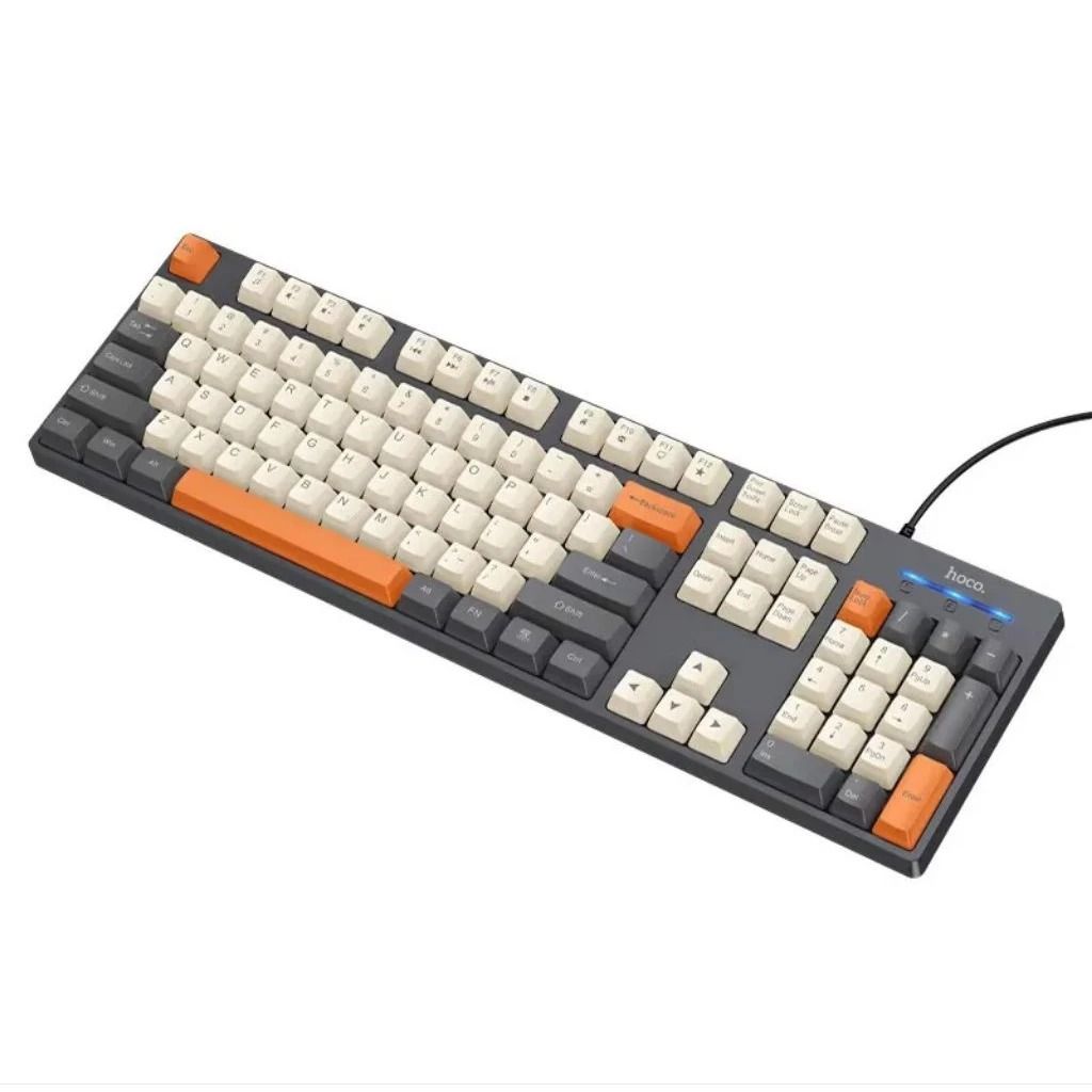 Bàn phím máy tính Hoco GM61 có dây kết nối cổng USB