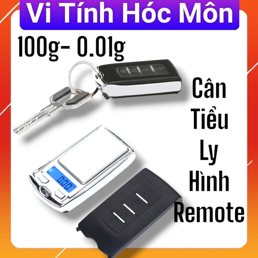 Cân Tiểu Ly Điện Tử Mini 200g 0.01 Dạng Remote Móc Khóa Ô Tô