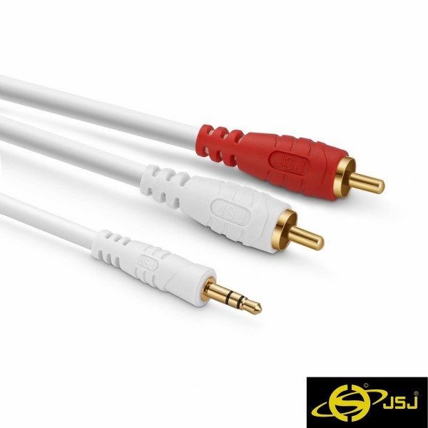Cáp loa Jack 3.5 ra 2 đầu bông sen dài 1.8M