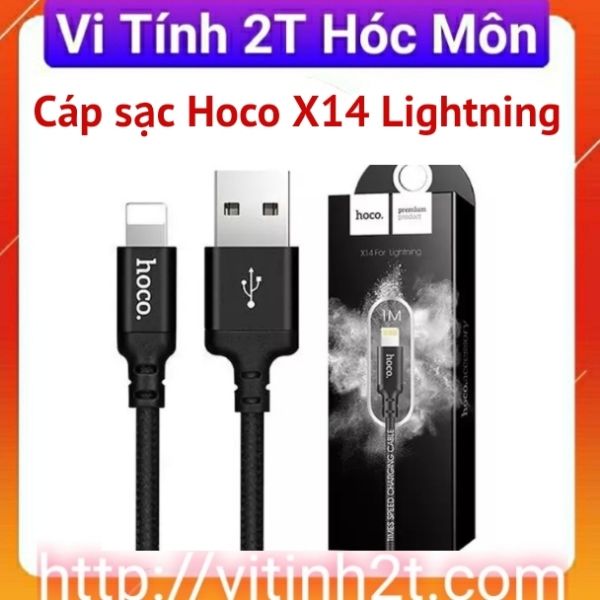 Cáp sạc hoco x14 lightning dây dù
