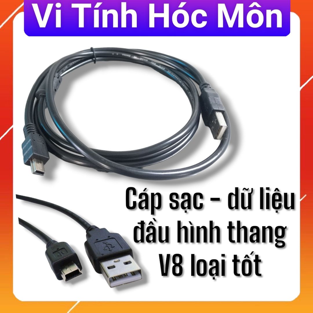 Cáp sạc usb ra mini usb (hình thang) loại xịn