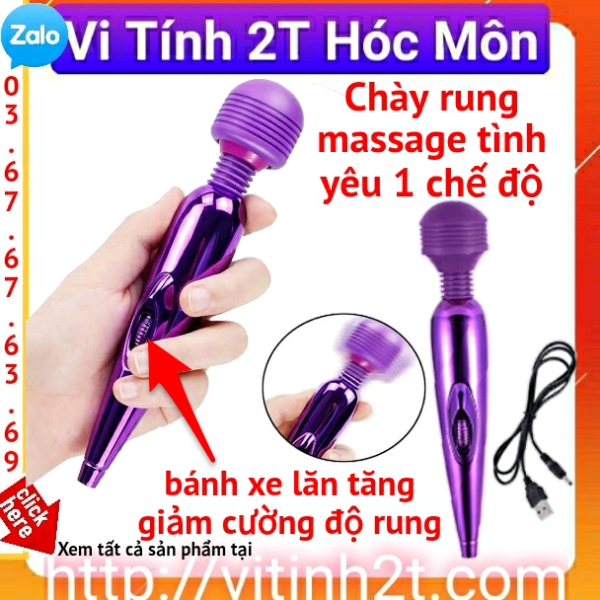 Chày rung tình yêu 1 chế độ có tăng giảm Capricorn Vibration Massage stick Av