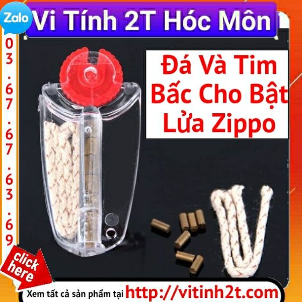 Đá Và Tim Bấc Cho Bật Lửa Zippo