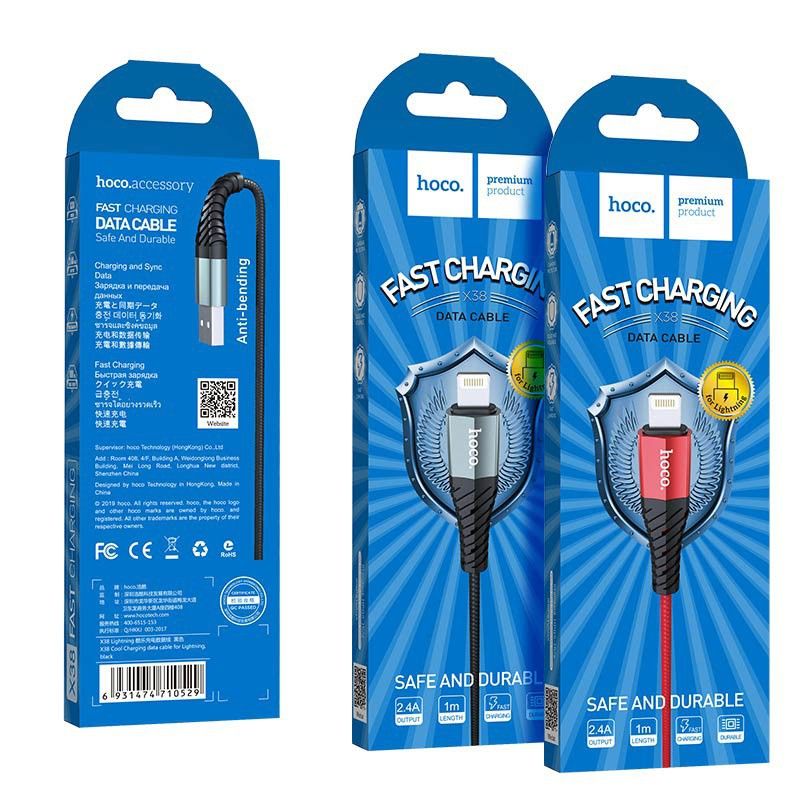 DÂY CÁP SẠC HOCO X38 Iphone LIGHTNING 1M CHÍNH HÃNG DÂY CÁP SẠC HOCO X38 Iphone LIGHTNING 1M CHÍNH HÃNG