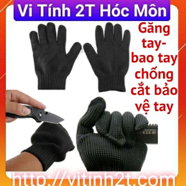 Găng tay - bao tay bảo vệ chống cắt đứt bằng sợi thép