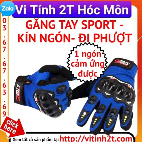 Găng Tay Gù SPORT Đi Phượt Kín Ngón
