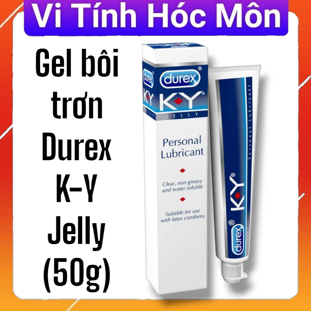 Gel bôi trơn Durex K-Y Jelly giảm triệu chứng khô âm đạo khi quan hệ (50g) gel ky