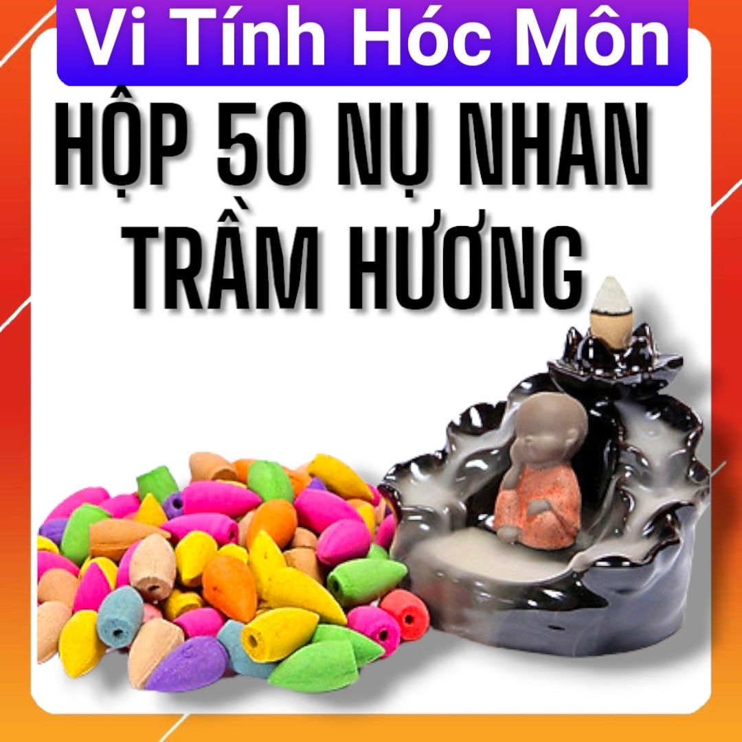 HỘP 50 NỤ NHAN TRẦM HƯƠNG cho thác khói