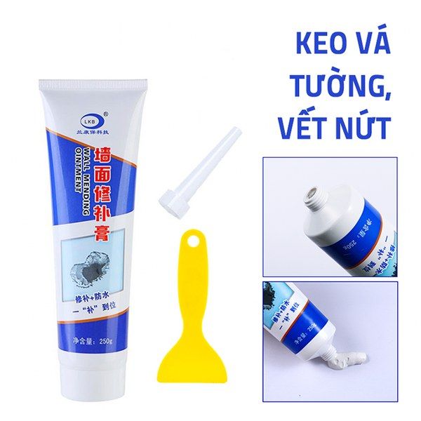 ⛔ Hết hàng KEO VÁ TƯỜNG THÔNG MINH LKB VÀ DỤNG CỤ ĐI KÈM