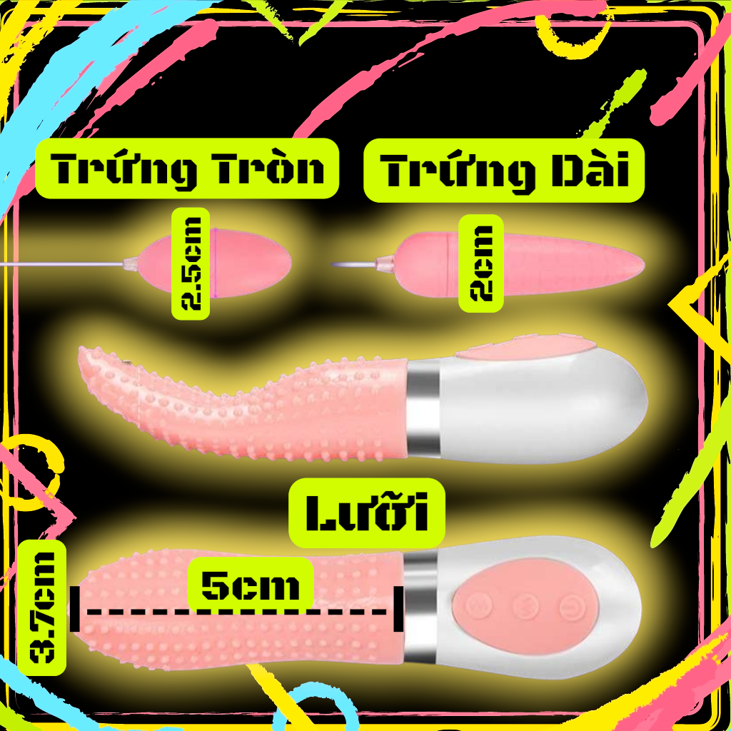 Lưỡi Rung Crazy Tongue Kèm Trứng Rung | Lưỡi Rung Tình Yêu | Trứng Rung 2 Đầu | Máy Massage Người Lớn | Đồ Chơi Tình Yêu | Hàng Cao Cấp | Êm Ái | Kích Thích | Giao Kín Đáo | Chính Hãng | Giá Tốt | Vi Tính Hóc Môn