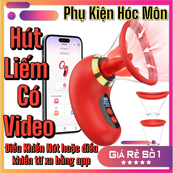 Máy Hút Rung Liếm Anna Loviss | Máy Rung Liếm Mút Loviss Anna LL14 | Vibrator Adult Sex Toys for Women | 5IN1 Sucking Vibrator Rose | 3 Chế Độ Hút | Kích Thích Nữ | Silicon An Toàn | Đồ Chơi Tình Yêu | Vi Tính Hóc Môn