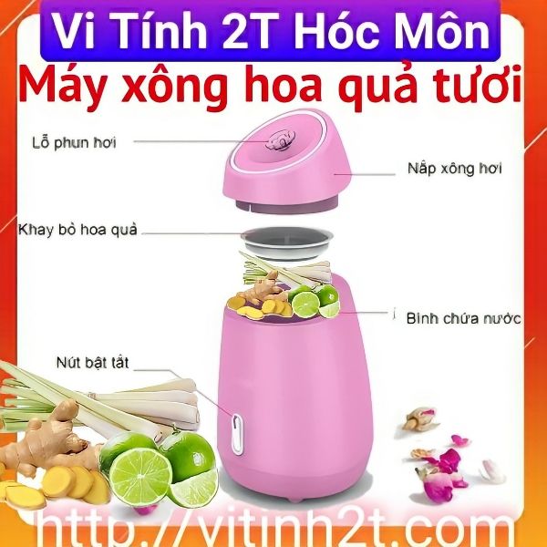 MÁY XÔNG HƠI DA MẶT HOA QUẢ TƯƠI