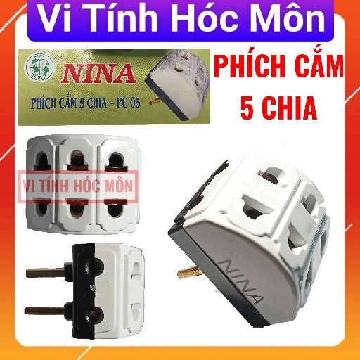 phích chia ổ cắm 1 ra 5 , chia ổ điện