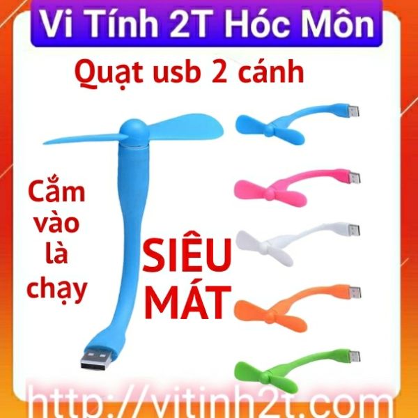 QUẠT 2 CÁNH RỜI USB