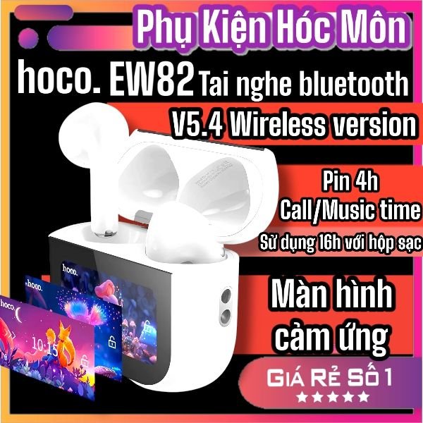 Tai nghe Bluetooth màn hình cảm ứng Hoco EW82