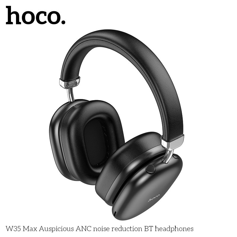 Tai nghe BT Hoco giảm tiếng ồn ANC W35 Max | Bluetooth 5.4 | Âm thanh Stereo | Pin trâu | Chống ồn ANC | Tai nghe cao cấp | Nghe nhạc cực hay | Gaming mobile | Thiết kế sang trọng | Giá tốt hôm nay | Bảo hành uy tín | Vi Tính Hóc Môn