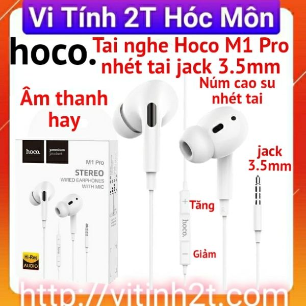 Tai Nghe Hoco M1 Pro Stereo Có Mic Điều Khiển Âm Lượng