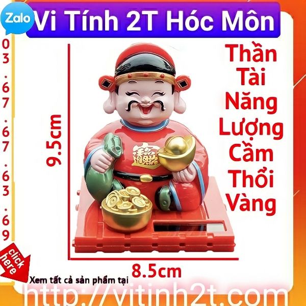 Thần Tài Năng Lượng Cầm Thổi Vàng