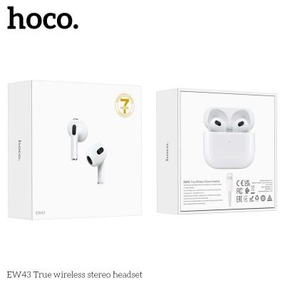( có VAT) Tai Nghe Bluetooth Hoco EW43 V5.3 | Cao Cấp 7H Nghe Nhạc | Tích Hợp Micro Đàm Thoại | Âm Thanh Sống Động | Tai Nghe Hóc Môn | HOCO Hóc Môn