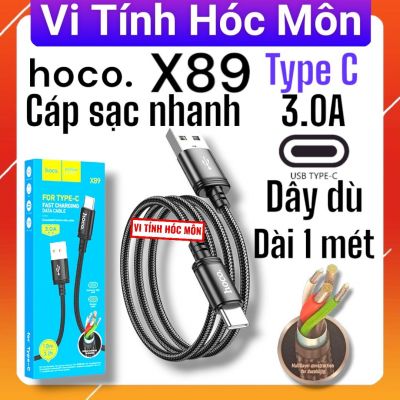 ( Usb - Type C) hoco x89 cáp sạc nhanh 3.0A