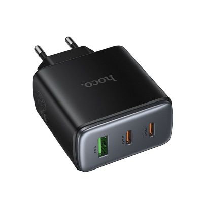 Củ Sạc Cốc sạc nhanh HOCO C160A có 2 cổng typeC + 1 cổng USB sạc nhanh PD60W + QC3.0