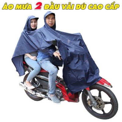 Áo mưa 2 đầu vải dù cao cấp