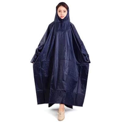 Áo mưa cánh dơi (xẻ tà) vải dù cao cấp loại lớn 1m4 - che kín 2 người mùa mưa