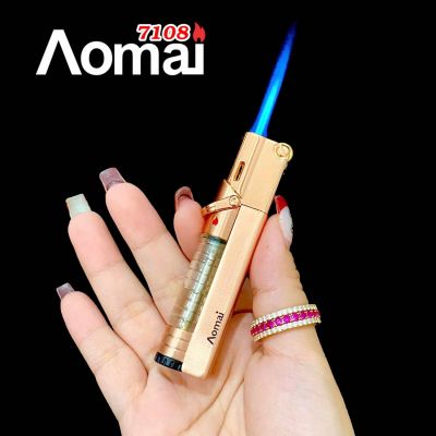 BẬT LỬA KHÈ AOMAI 7108 - GAS ĐÁ RÃNH TAY AM7108 - (XÀI GAS)