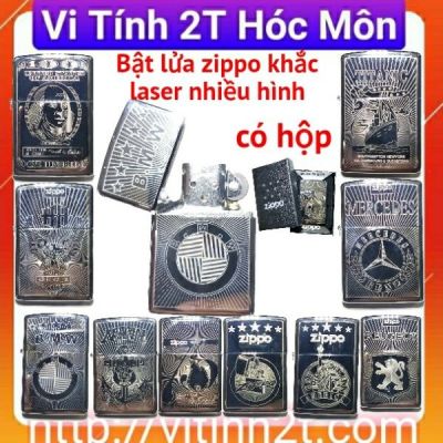 Bật Lửa Zippo Mỹ USA Xịn Khắc Chìm Nhiều Hình Cực Đẹp Cực