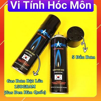 Bình gas bơm bật lửa hộp quẹt bluestar chính hãng của hàn quốc