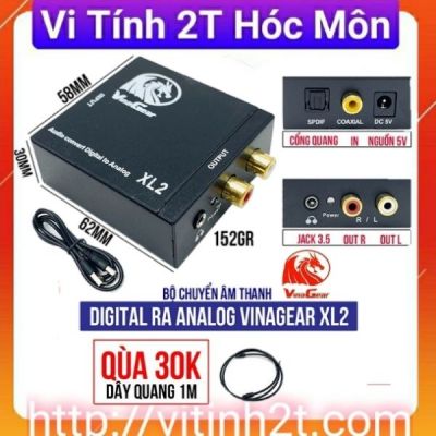 BỘ CHUYỂN ĐỔI ÂM THANH Optical ra AV Vinagear XL2 