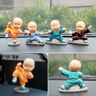 Bộ tượng 4 chú tiểu múa võ - múa quyền