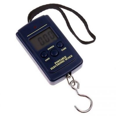 Cân Điện Tử Mini Cầm Tay 40kg Cân Hành Lý Có Móc Treo Và Thước Đo Độ Chính Xác Cao - 40kg