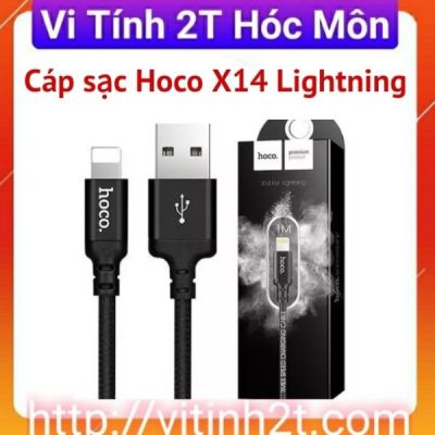 Cáp sạc hoco x14 lightning dây dù
