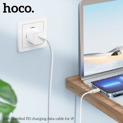 Cáp sạc Hoco X88 IP PD27W C-IP | Sạc nhanh chuẩn PD | Dây bền chắc | Giá rẻ | hoco Hóc Môn Cáp sạc nhanh Hoco X88 IP Strength | PD 27W Lightning | Sạc ổn định | Chính hãng | Vi Tính Hóc Môn Hoco X88 C-IP PD27W | Cáp sạc iPhone tốc độ cao | Chống đứt gã