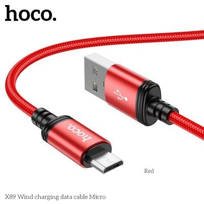 ( CÓ VAT) Cáp Sạc Hoco X89 Micro | Cáp Sạc Micro USB Sạc Nhanh | Dây Sạc Bền Bỉ | Truyền Dữ Liệu Ổn Định | Lõi Đồng Dày | Không Nóng Máy | Dài 1M | Chính Hãng HOCO | Giá Tốt | Bán Chạy | Giao Nhanh | Vi Tính Hóc Môn | HOCO Hóc Môn