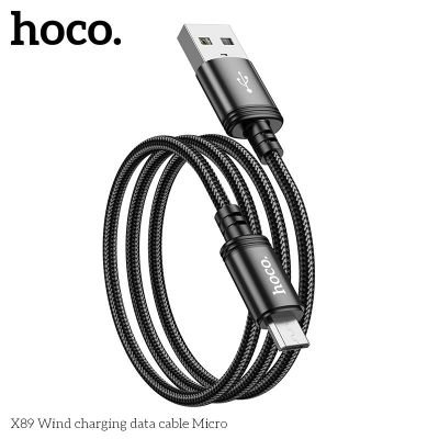 ( CÓ VAT) Cáp Sạc Hoco X89 Micro | Cáp Sạc Micro USB Sạc Nhanh | Dây Sạc Bền Bỉ | Truyền Dữ Liệu Ổn Định | Lõi Đồng Dày | Không Nóng Máy | Dài 1M | Chính Hãng HOCO | Giá Tốt | Bán Chạy | Giao Nhanh | Vi Tính Hóc Môn | HOCO Hóc Môn