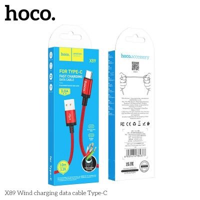 (có VAT) Cáp Sạc Hoco X89 USB – Type-C Chính Hãng | Sạc Nhanh Ổn Định | Truyền Dữ Liệu Tốt | Dây Bền Chống Đứt | Vi Tính Hóc Môn