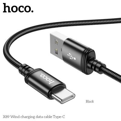 (có VAT) Cáp Sạc Hoco X89 USB – Type-C Chính Hãng | Sạc Nhanh Ổn Định | Truyền Dữ Liệu Tốt | Dây Bền Chống Đứt | Vi Tính Hóc Môn