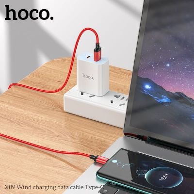 (có VAT) Cáp Sạc Hoco X89 USB – Type-C Chính Hãng | Sạc Nhanh Ổn Định | Truyền Dữ Liệu Tốt | Dây Bền Chống Đứt | Vi Tính Hóc Môn