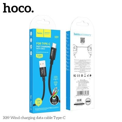 (có VAT) Cáp Sạc Hoco X89 USB – Type-C Chính Hãng | Sạc Nhanh Ổn Định | Truyền Dữ Liệu Tốt | Dây Bền Chống Đứt | Vi Tính Hóc Môn