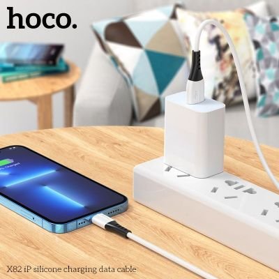 (có VAT) Cáp Sạc iPhone Hoco X82 Dây Silicone Mềm | Chuẩn Lightning | Sạc Nhanh 2.4A | Vi Tính Hóc Môn | hoco Hóc Môn