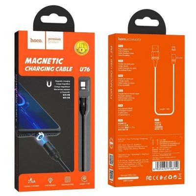 CÁP SẠC NHANH NAM CHÂM TỰ NGẮT U76 MICRO