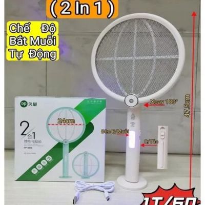 Cây Vợt Muỗi Thông Minh, Gấp Gọn 2in1 DP G839