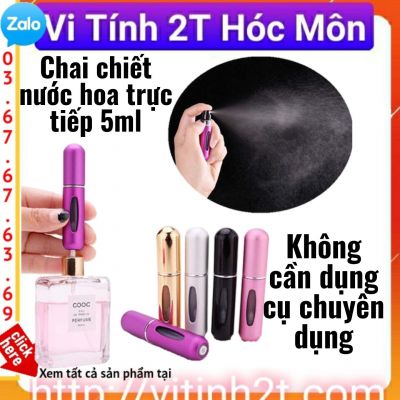 Chai chiết nước hoa trực tiếp 5ml -không cần dụng cụ chuyên dụng
