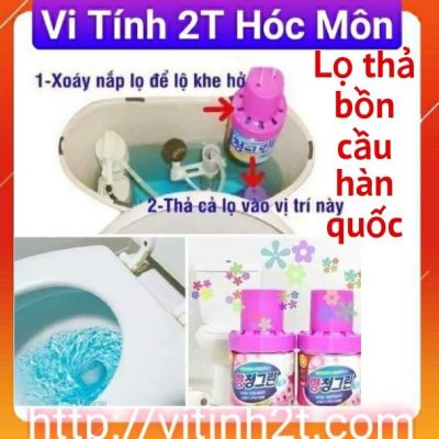 Chai tẩy bồn cầu khử mùi Hàn Quốc, Lọ thả bồn cầu hàn quốc
