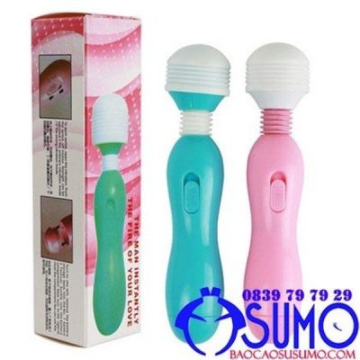 Chày Rung Massage Mini 2 Cấp Độ Sử Dụng 2 Pin AAA