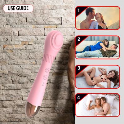 Chày rung Máy Rung 2 Đầu Liếm & Rung 24 Chế Độ – Kích Thích Kép | Máy Massage Cá Nhân | Đồ Chơi Tình Yêu | Silicon Cao Cấp | Pin Sạc USB | Chống Nước | Nhiều Chế Độ Rung | Hàng Chính Hãng | Giao Kín Đáo | Giá Tốt | Uy Tín | Vi Tính Hóc Môn