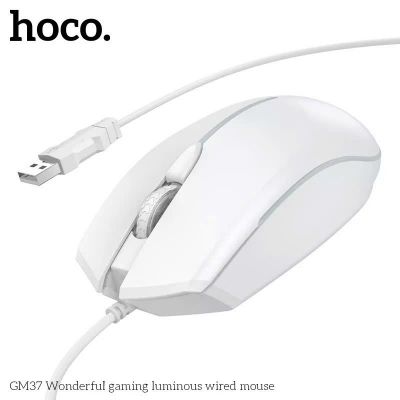 Chuột Có Dây Hoco GM37 Chính Hãng Có Led Đổi Màu